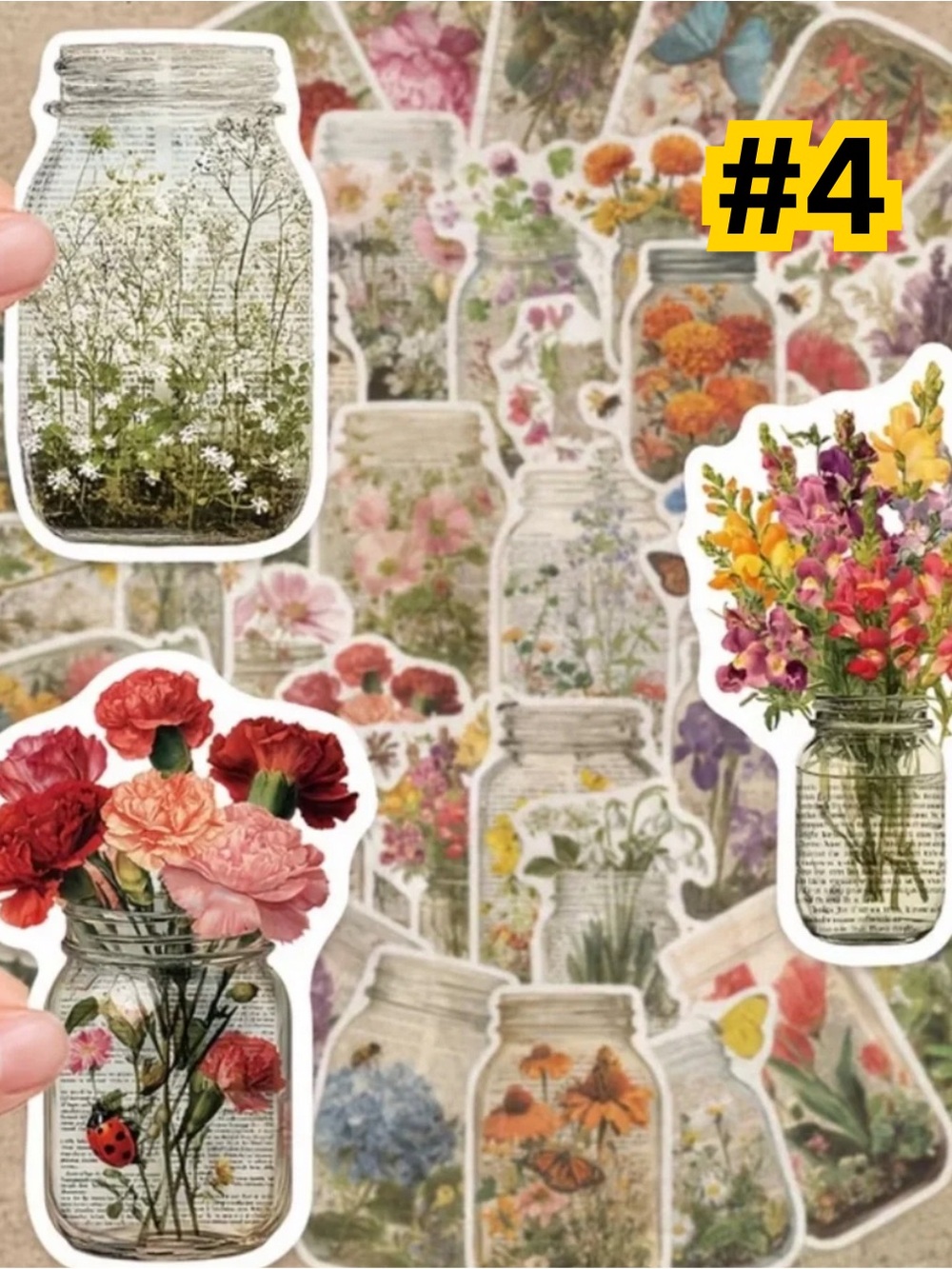 Aesthetic Sticker Collection Quantity 50 - No Repeats! Choose Designs! - Picture 6 of 10